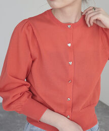 fredy emue | ハートボタン シアーカーディガン(カーディガン/ボレロ)