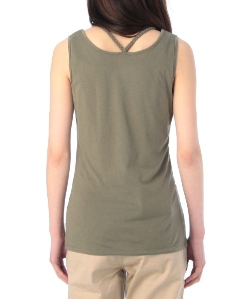 HusHusH（ハッシュアッシュ）の「三つ編みタンクトップ（タンクトップ・レディース・ブラック/グリーン/レッド/ホワイト・02/03）」の6枚目の写真