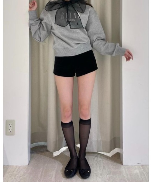 epine（エピヌ）の「velours Pearl short pants（その他パンツ