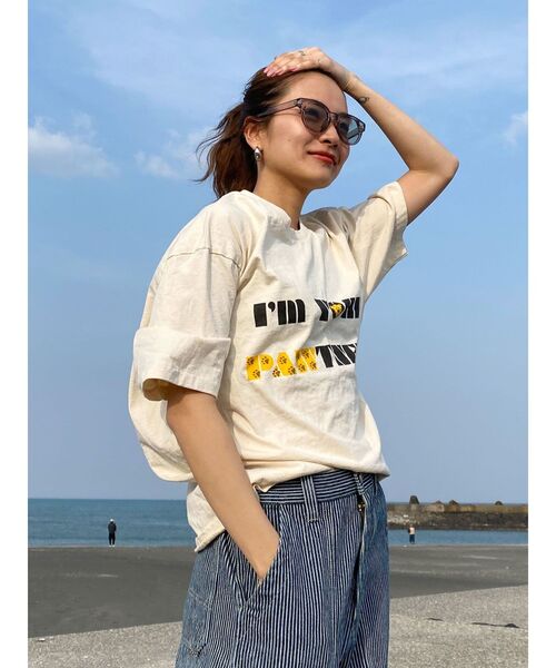 MIXTA(ミクスタ)の「Mixta別注 TIGER Tee(Tシャツ/カットソー・レディース・ブラウン/アイボリー・FREE)」の2枚目の写真