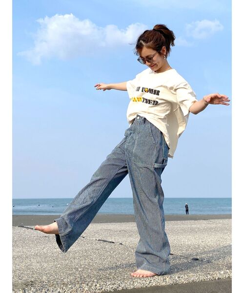 MIXTA(ミクスタ)の「Mixta別注 TIGER Tee(Tシャツ/カットソー・レディース・ブラウン/アイボリー・FREE)」の5枚目の写真