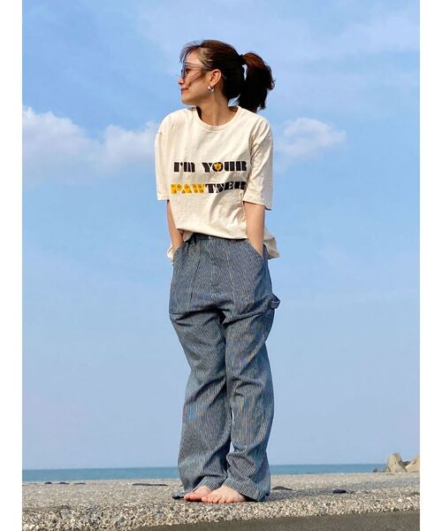 MIXTA(ミクスタ)の「Mixta別注 TIGER Tee(Tシャツ/カットソー・レディース・ブラウン/アイボリー・FREE)」の9枚目の写真