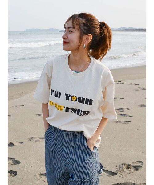 MIXTA(ミクスタ)の「Mixta別注 TIGER Tee(Tシャツ/カットソー・レディース・ブラウン/アイボリー・FREE)」の7枚目の写真