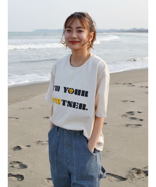 MIXTA(ミクスタ)の「Mixta別注 TIGER Tee(Tシャツ/カットソー・レディース・ブラウン/アイボリー・FREE)」の15枚目の写真