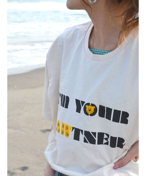 MIXTA(ミクスタ)の「Mixta別注 TIGER Tee(Tシャツ/カットソー・レディース・ブラウン/アイボリー・FREE)」の13枚目の写真