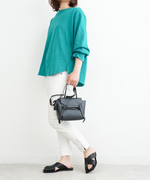 Fabby fabby（ファビィーファビィー）の「クロストングフラットサンダル（サンダル・レディース・オフホワイト/ブラック/ライトベージュ・LARGE/MEDIUM/SMALL）」の16枚目の写真