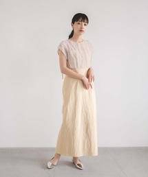 kaene | ドッキングハイウエストドレス(ドレス)