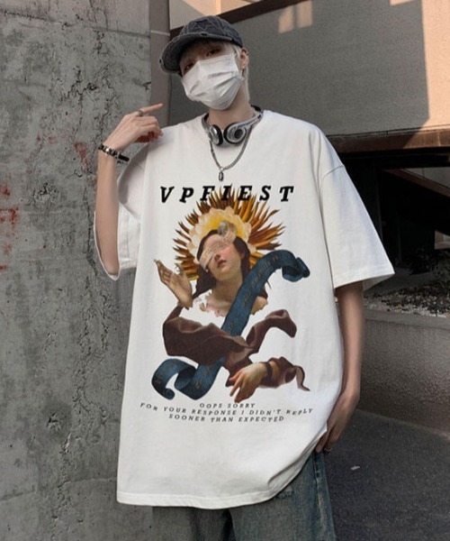 MGV（エムジーヴィー）の「ヴィーナスデザインT（Tシャツ/カットソー・メンズ・ブラック/ピンク/ホワイト・X-LARGE/MEDIUM/LARGE）」の2枚目の写真