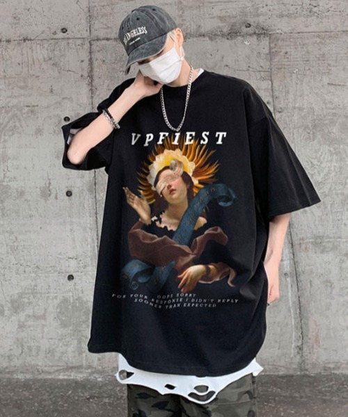 MGV（エムジーヴィー）の「ヴィーナスデザインT（Tシャツ/カットソー・メンズ・ブラック/ピンク/ホワイト・X-LARGE/MEDIUM/LARGE）」の3枚目の写真