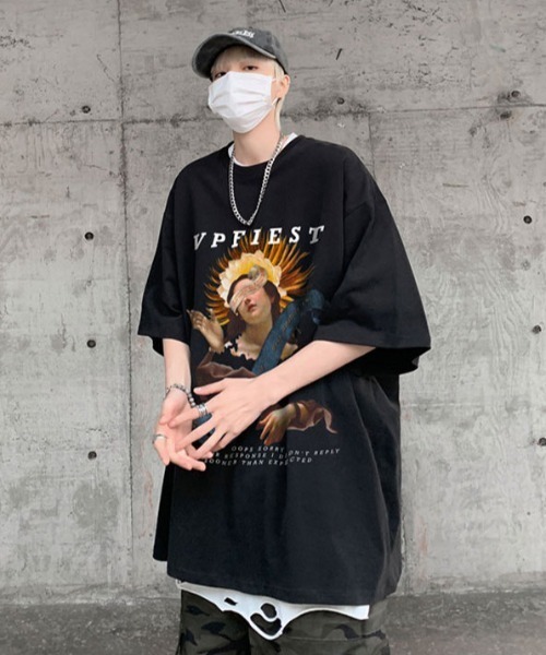 MGV（エムジーヴィー）の「ヴィーナスデザインT（Tシャツ/カットソー・メンズ・ブラック/ピンク/ホワイト・X-LARGE/MEDIUM/LARGE）」の21枚目の写真