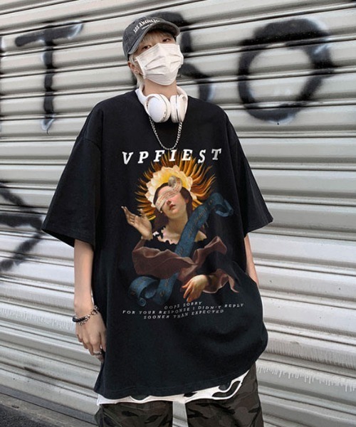 MGV（エムジーヴィー）の「ヴィーナスデザインT（Tシャツ/カットソー・メンズ・ブラック/ピンク/ホワイト・X-LARGE/MEDIUM/LARGE）」の7枚目の写真