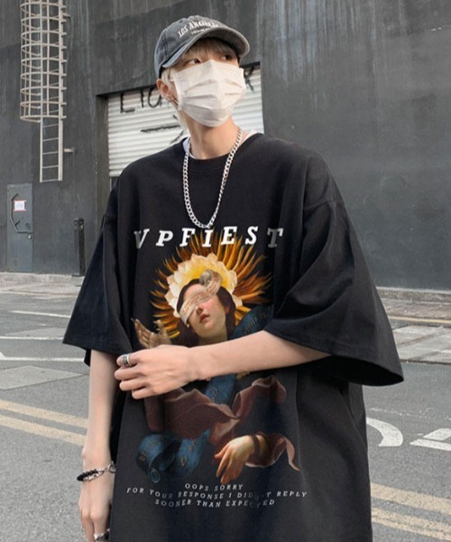 MGV（エムジーヴィー）の「ヴィーナスデザインT（Tシャツ/カットソー・メンズ・ブラック/ピンク/ホワイト・X-LARGE/MEDIUM/LARGE）」の16枚目の写真