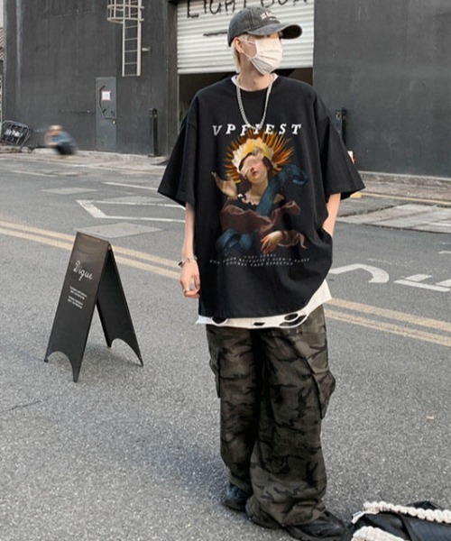 MGV（エムジーヴィー）の「ヴィーナスデザインT（Tシャツ/カットソー・メンズ・ブラック/ピンク/ホワイト・X-LARGE/MEDIUM/LARGE）」の4枚目の写真