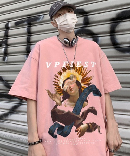 MGV（エムジーヴィー）の「ヴィーナスデザインT（Tシャツ/カットソー・メンズ・ブラック/ピンク/ホワイト・X-LARGE/MEDIUM/LARGE）」の8枚目の写真