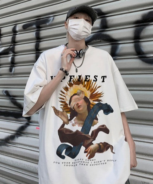 MGV（エムジーヴィー）の「ヴィーナスデザインT（Tシャツ/カットソー・メンズ・ブラック/ピンク/ホワイト・X-LARGE/MEDIUM/LARGE）」の20枚目の写真