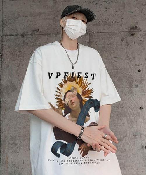 MGV（エムジーヴィー）の「ヴィーナスデザインT（Tシャツ/カットソー・メンズ・ブラック/ピンク/ホワイト・X-LARGE/MEDIUM/LARGE）」の14枚目の写真
