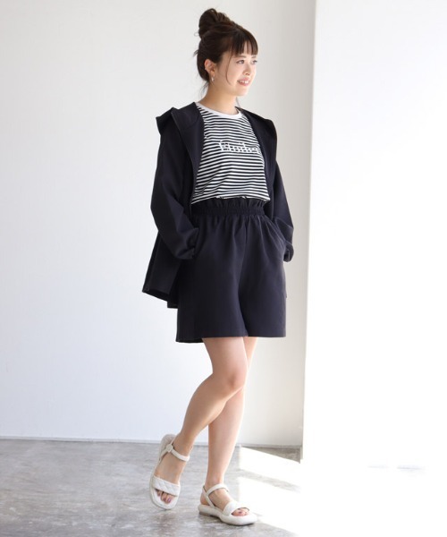 Amazon | ショートパンツ レディース ギャル ダメージデニム