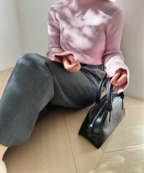 Olu.（オルドット）の「ボストンハンドバッグ（ボストンバッグ・レディース・ブラック/ブラウン・FREE）」の3枚目の写真