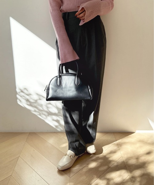 Olu.（オルドット）の「ボストンハンドバッグ（ボストンバッグ・レディース・ブラック/ブラウン・FREE）」の18枚目の写真