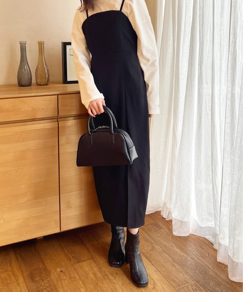 Olu.（オルドット）の「ボストンハンドバッグ（ボストンバッグ・レディース・ブラック/ブラウン・FREE）」の5枚目の写真