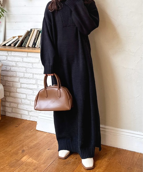 Olu.（オルドット）の「ボストンハンドバッグ（ボストンバッグ・レディース・ブラック/ブラウン・FREE）」の11枚目の写真