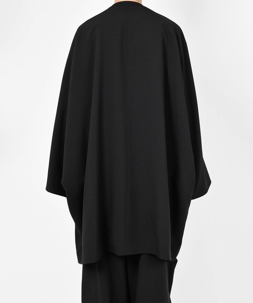 LAD MUSICIAN（ラッドミュージシャン）の「DOLMAN SLEEVE LONG JACKET（ノーカラージャケット・メンズ・ブラック・42/44）」の5枚目の写真