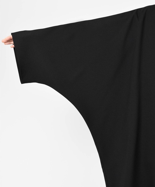 LAD MUSICIAN（ラッドミュージシャン）の「DOLMAN SLEEVE LONG JACKET（ノーカラージャケット・メンズ・ブラック・42/44）」の6枚目の写真