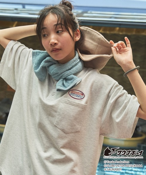 サウナボーイ×＃AAAAアストロボーイ】MONO-MART別注 セットアップ ロゴ