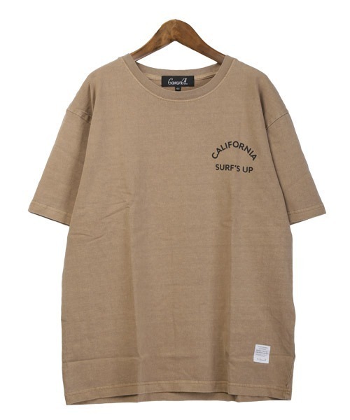 LUXSTYLE(ラグスタイル)の「CaliforniaバックイラストプリントTシャツ(Tシャツ/カットソー・メンズ・ブラック/ホワイト/ベージュ・46/44)」の6枚目の写真