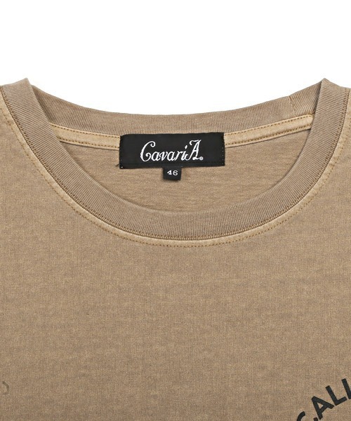 LUXSTYLE(ラグスタイル)の「CaliforniaバックイラストプリントTシャツ(Tシャツ/カットソー・メンズ・ブラック/ホワイト/ベージュ・46/44)」の9枚目の写真