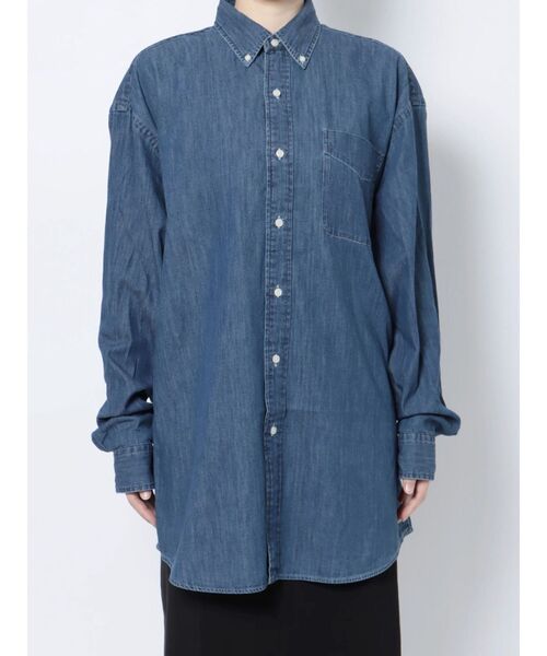 Ungrid（アングリッド）の「RALPH LAUREN ビッグフィットシャツ（シャツ/ブラウス・レディース・ブルー/ライトブルー・MEDIUM）」の14枚目の写真