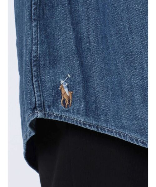 Ungrid（アングリッド）の「RALPH LAUREN ビッグフィットシャツ（シャツ/ブラウス・レディース・ブルー/ライトブルー・MEDIUM）」の9枚目の写真