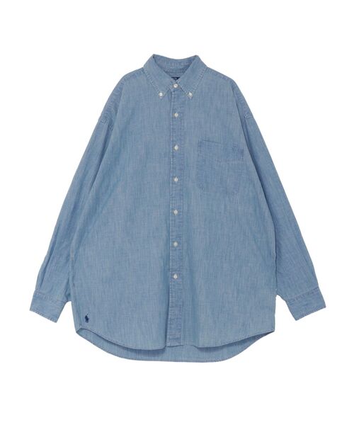 Ungrid（アングリッド）の「RALPH LAUREN ビッグフィットシャツ（シャツ/ブラウス・レディース・ブルー/ライトブルー・MEDIUM）」の5枚目の写真