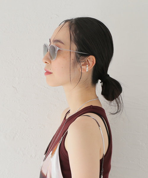 JOURNAL STANDARD（ジャーナルスタンダード）の「【MESSY WEEKEND/メシ―ウィークエンド】：サングラス（サングラス・レディース・ホワイト・FREE）」の12枚目の写真