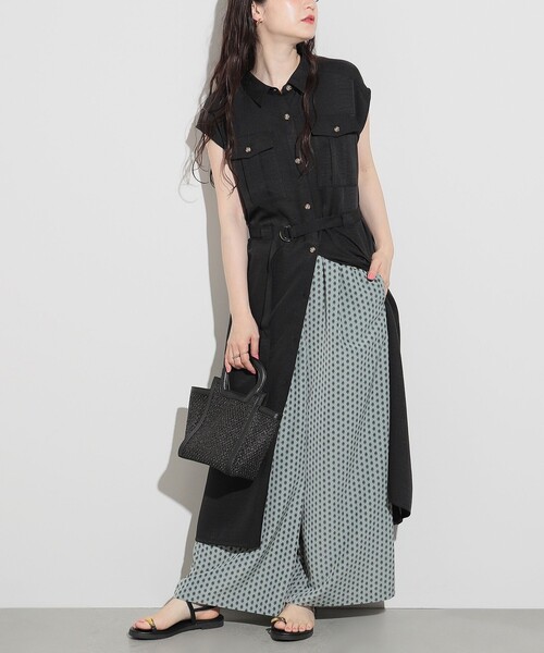 BEAMS HEART（ビームスハート）の「BEAMS HEART / サファリ ワンピース（ワンピース・レディース・ブラック/オリーブ/ベージュ・FREE）」の20枚目の写真