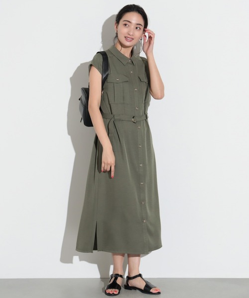 BEAMS HEART / サファリ ワンピース（ワンピース）｜BEAMS HEART（ビームスハート） 7,590円