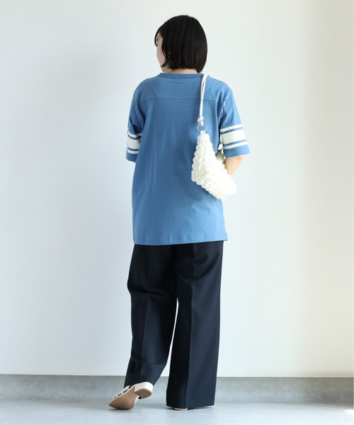 Champion(チャンピオン)の「【Champion】チャンピオン フットボールTee(Tシャツ/カットソー・レディース・ブルー/ホワイト・L)」の19枚目の写真