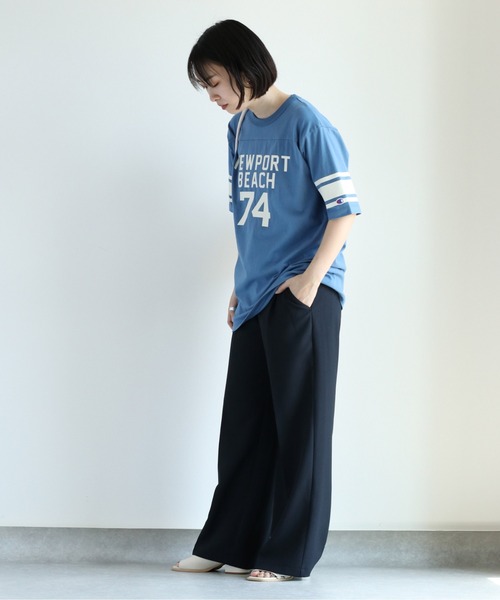 Champion(チャンピオン)の「【Champion】チャンピオン フットボールTee(Tシャツ/カットソー・レディース・ブルー/ホワイト・L)」の20枚目の写真