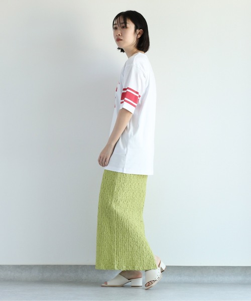 Champion(チャンピオン)の「【Champion】チャンピオン フットボールTee(Tシャツ/カットソー・レディース・ブルー/ホワイト・L)」の5枚目の写真