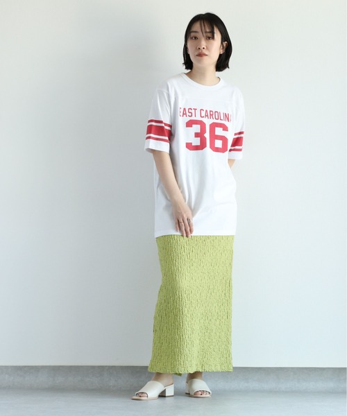 Champion(チャンピオン)の「【Champion】チャンピオン フットボールTee(Tシャツ/カットソー・レディース・ブルー/ホワイト・L)」の3枚目の写真