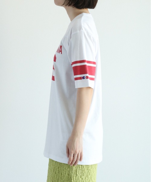 Champion(チャンピオン)の「【Champion】チャンピオン フットボールTee(Tシャツ/カットソー・レディース・ブルー/ホワイト・L)」の9枚目の写真