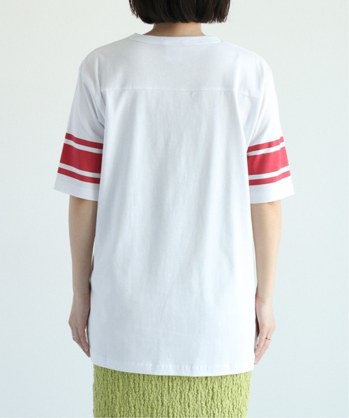Champion(チャンピオン)の「【Champion】チャンピオン フットボールTee(Tシャツ/カットソー・レディース・ブルー/ホワイト・L)」の10枚目の写真