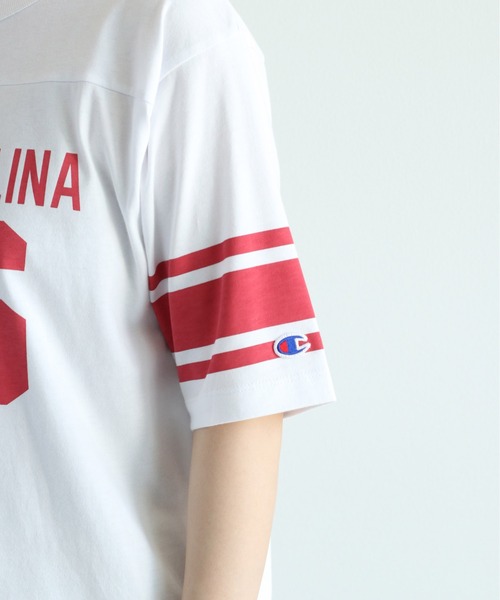 Champion(チャンピオン)の「【Champion】チャンピオン フットボールTee(Tシャツ/カットソー・レディース・ブルー/ホワイト・L)」の12枚目の写真