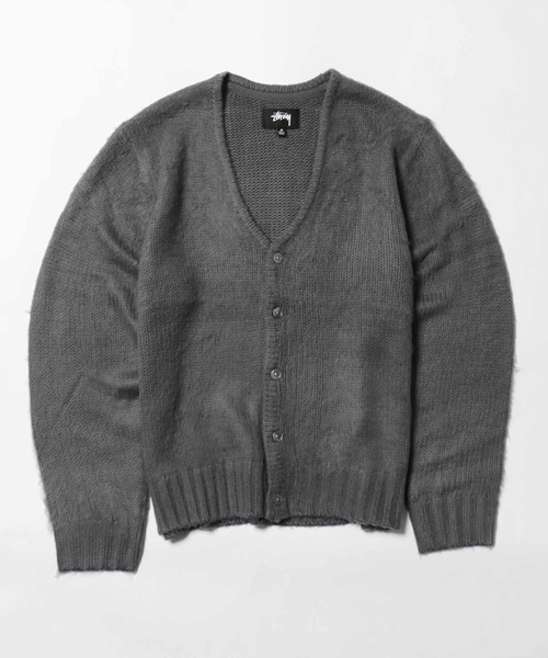 STUSSY（ステューシー）の「STUSSY/ステューシー BRUSHED CARDIGAN カーディガン ブラシ加工（カーディガン/ボレロ・メンズ・チャコール/ラベンダー・M/L/S）」の10枚目の写真