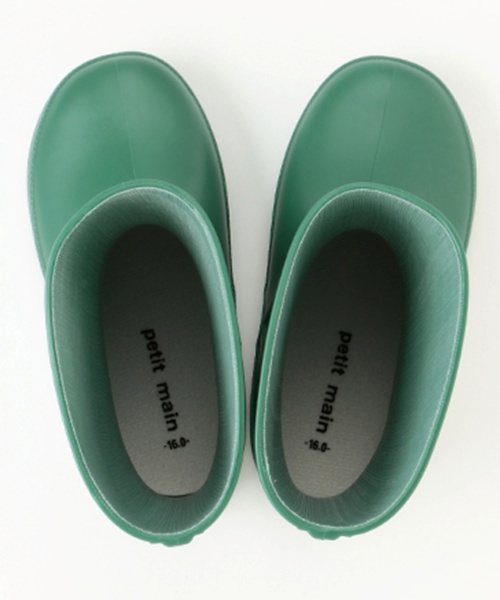 petit main（プティマイン）の「【WEB限定】【プティプラ】カラフルレインブーツ【カーキ】（レインシューズ・キッズ・カーキ・15cm/16cm/17cm/14cm）」の5枚目の写真