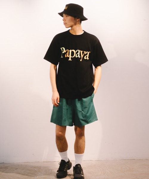 ヤンガオ　yanggaoグレー Tシャツ XL／ショートパンツ Ｌセット デザインコラボグレーTシャツ＋ショートパンツセット | gypsophile