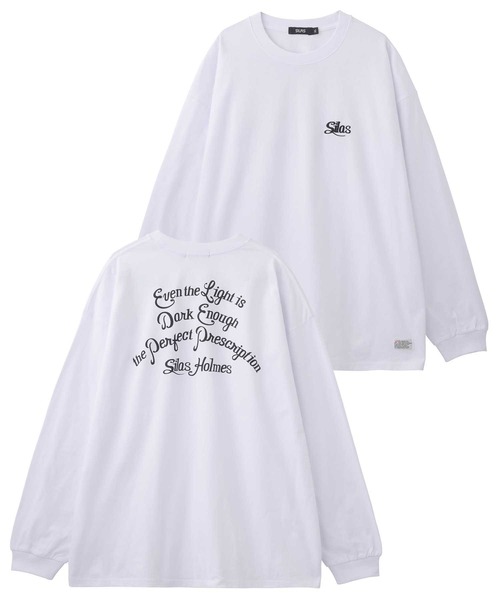 SILAS(サイラス)の「SCRIPT BASIC WIDE L/S TEE(Tシャツ/カットソー・メンズ・チャコール/グリーン/ブラック/ホワイト/バーガンディー・XL/L/M)」の2枚目の写真