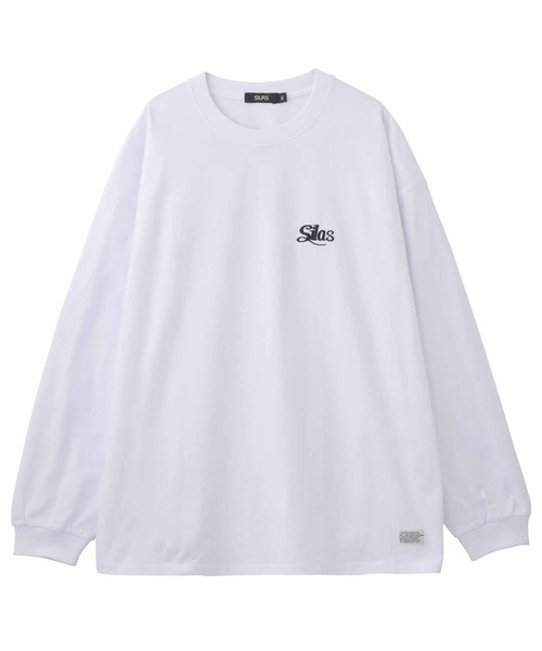 SILAS(サイラス)の「SCRIPT BASIC WIDE L/S TEE(Tシャツ/カットソー・メンズ・チャコール/グリーン/ブラック/ホワイト/バーガンディー・XL/L/M)」の6枚目の写真