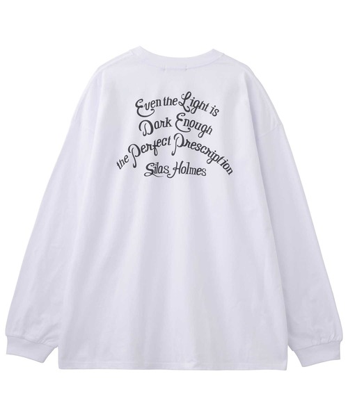 SILAS(サイラス)の「SCRIPT BASIC WIDE L/S TEE(Tシャツ/カットソー・メンズ・チャコール/グリーン/ブラック/ホワイト/バーガンディー・XL/L/M)」の7枚目の写真