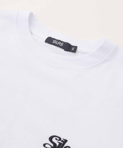 SILAS(サイラス)の「SCRIPT BASIC WIDE L/S TEE(Tシャツ/カットソー・メンズ・チャコール/グリーン/ブラック/ホワイト/バーガンディー・XL/L/M)」の8枚目の写真